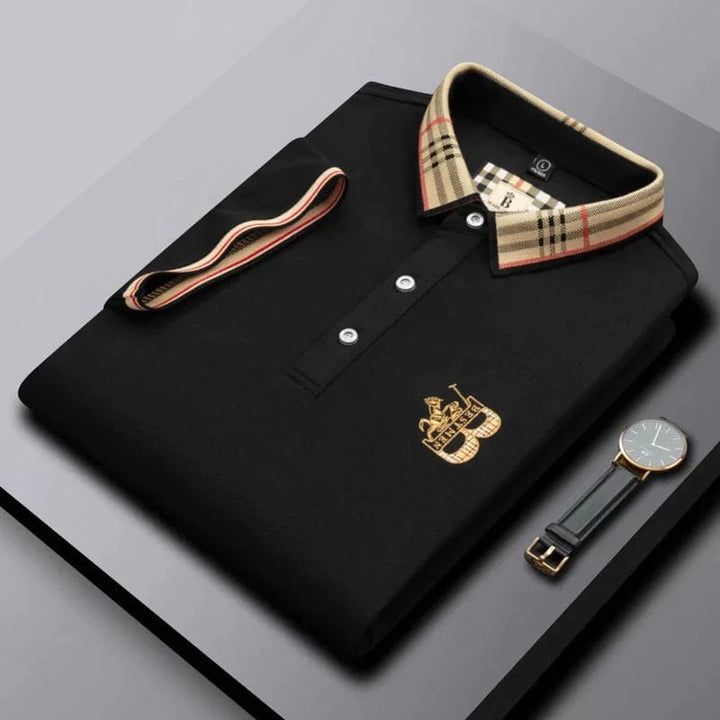 Herren Kurzarm Poloshirt 'Matthew', elegant und bequem für Freizeit, Business Casual und Alltag.