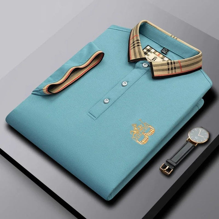 Hochwertiges Herren Poloshirt, Kurzarm, ideal für einen smarten Freizeitlook im Sommer.