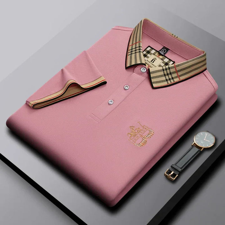 Elegantes Herren Kurzarmshirt mit klassischem Kragen, ideal für den Freizeitlook und Büro.