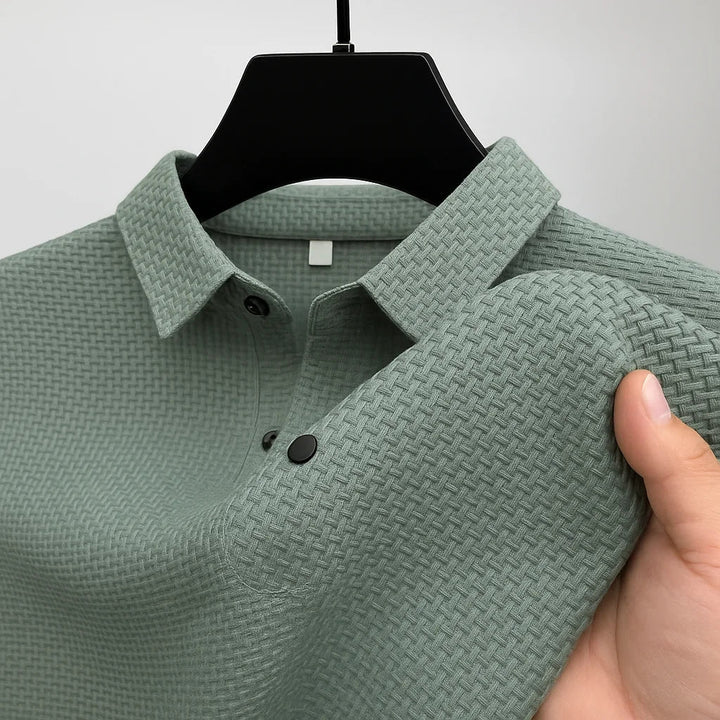 Vielseitiges Herren Poloshirt Kurzarm, eleganter Stil, ideal für Business Casual oder legere Anlässe.