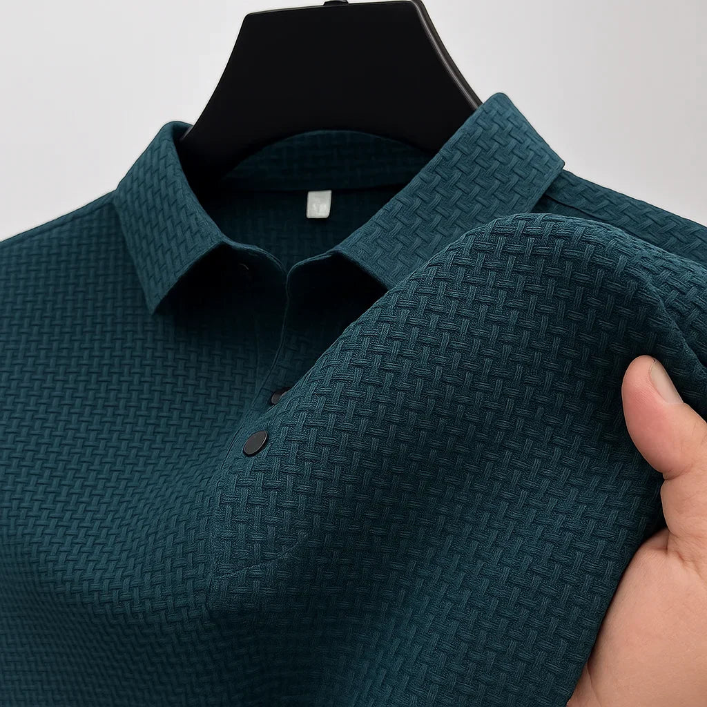 Atmungsaktives Herren Kurzarm Poloshirt Oliver, komfortabel und elegant für warme Sommertage.