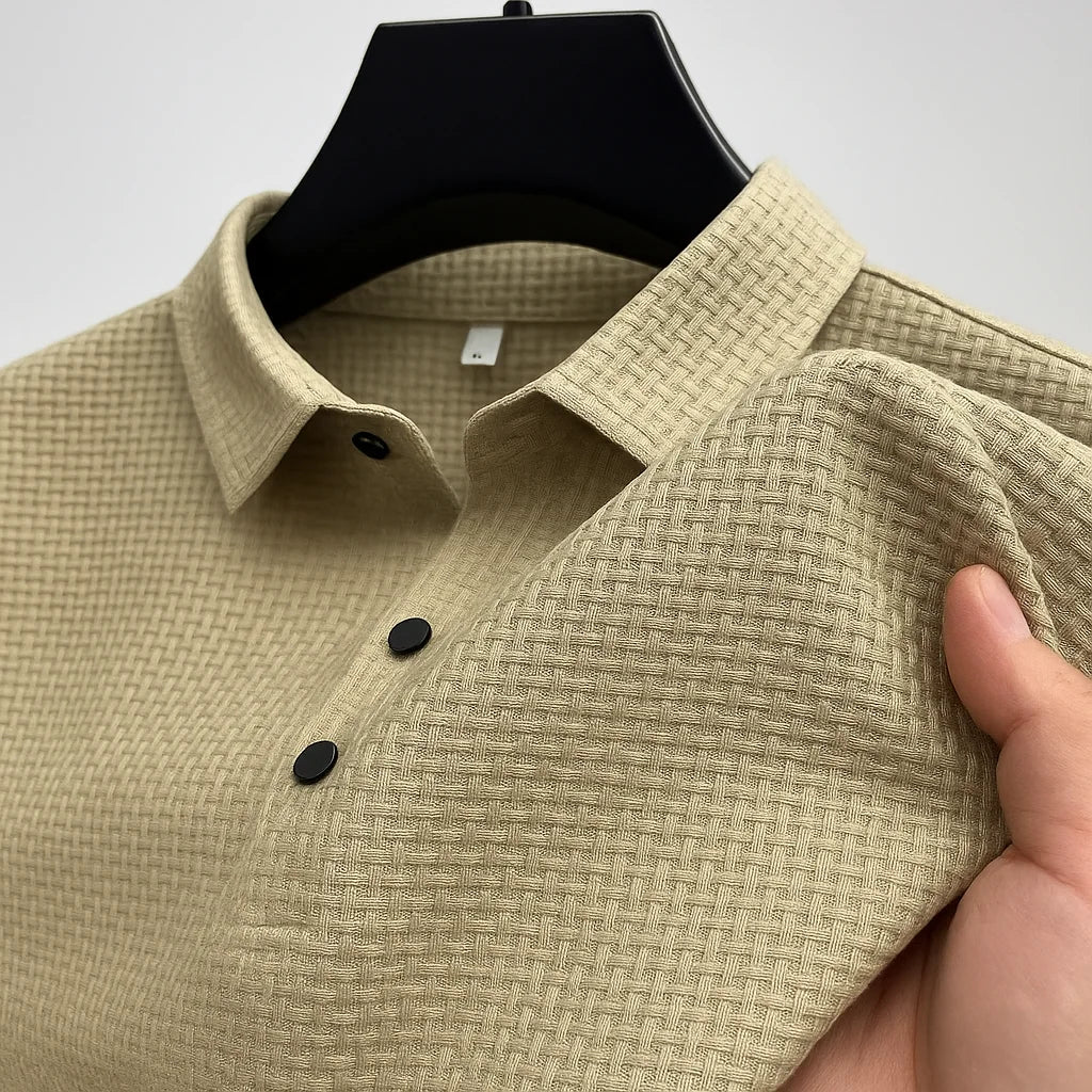 Stylisches Herren Kurzarm Poloshirt Oliver, modernes Design, geeignet für Business Casual & Freizeit.