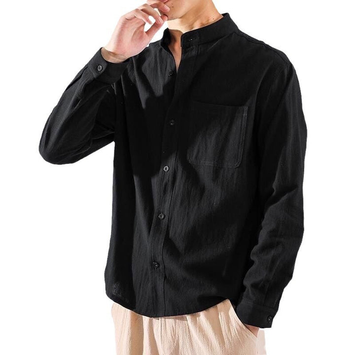 Vielseitiges Herren Langarmhemd, perfekt für Business Casual, Freizeit und elegante Anlässe. Zeitlos und bequem.