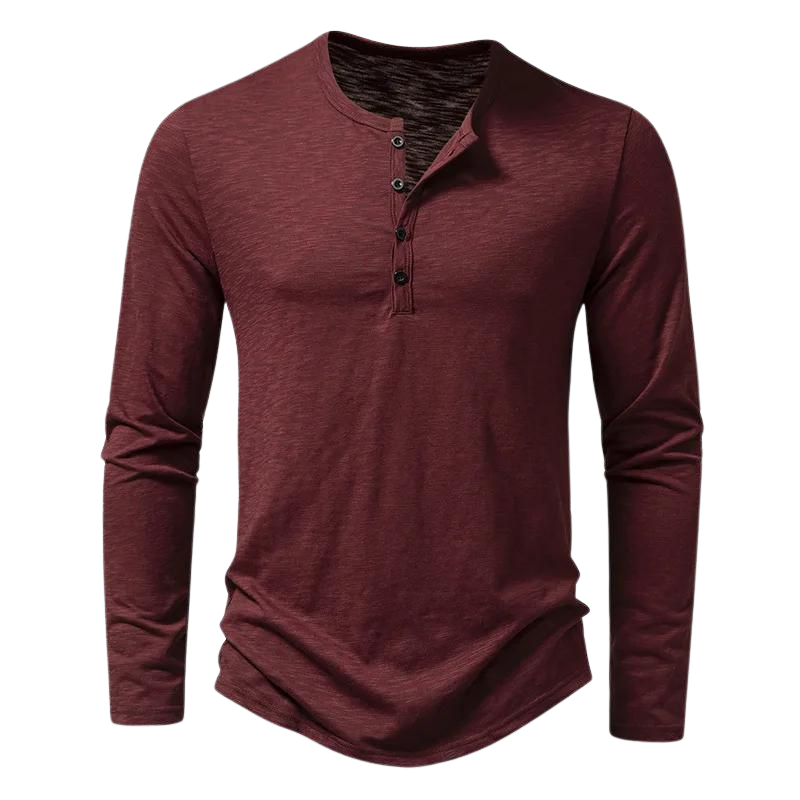 Herren Langarmshirt aus weicher Baumwolle, stilvoll und bequem für den Alltag.