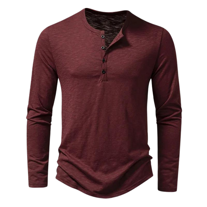 Herren Langarmshirt aus weicher Baumwolle, stilvoll und bequem für den Alltag.