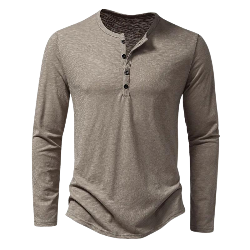 Modernes Herren Langarmshirt, bequemes Freizeithemd für jeden Anlass, langlebige Qualität.