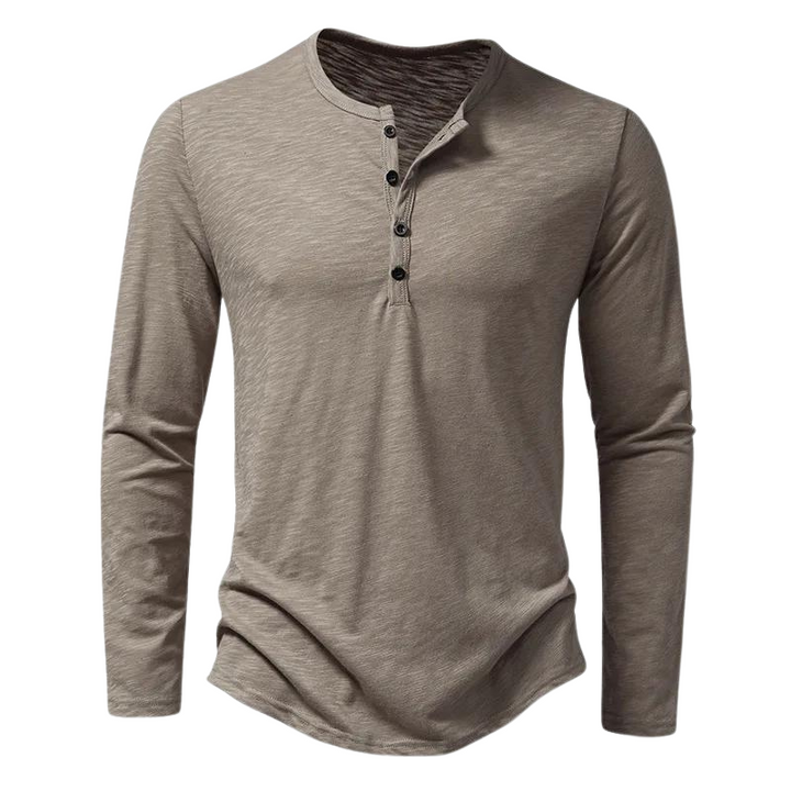 Modernes Herren Langarmshirt, bequemes Freizeithemd für jeden Anlass, langlebige Qualität.