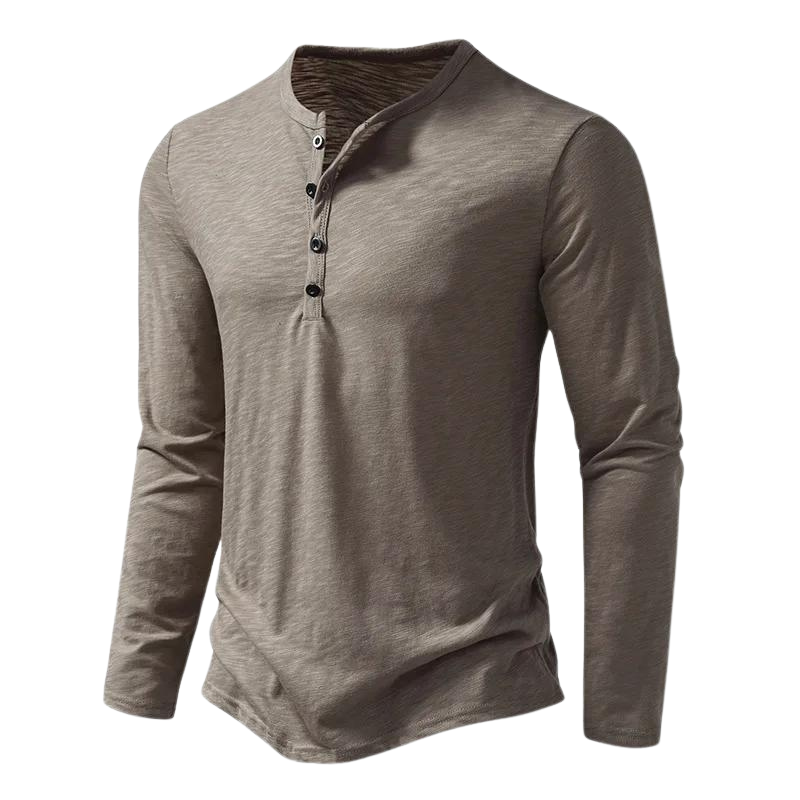 Weiches Herren Langarmshirt als bequemes Langarm Oberteil, ideal für stilvolle Männer.
