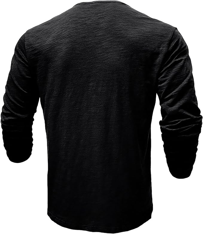Herren Langarmshirt für Übergangszeiten, locker geschnitten, bequeme Alltagsmode, vielseitig kombinierbar.
