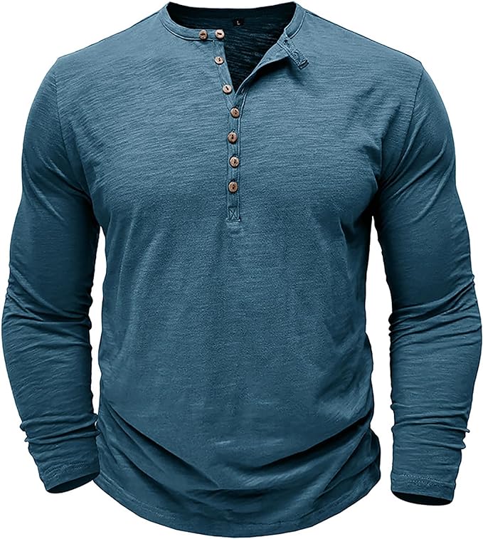 Lässiges Herren Langarmshirt in Grau, vielseitiges Oberteil mit lockerem Schnitt für jeden Tag.