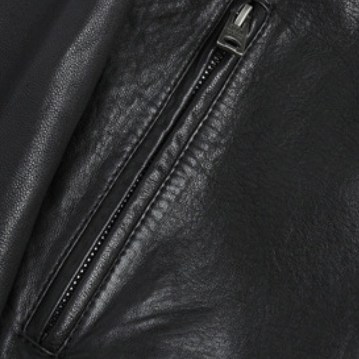 Edle Herren Lederjacke, winddicht und modern. Perfekt für Casual-Looks und Outdoor im Herbst.