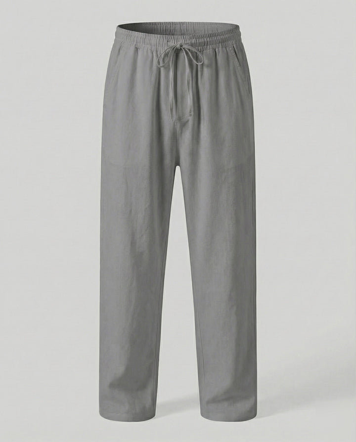 Freizeithose für Herren: Atmungsaktives Material, elastischer Bund & Kordelzug für den Sommer.