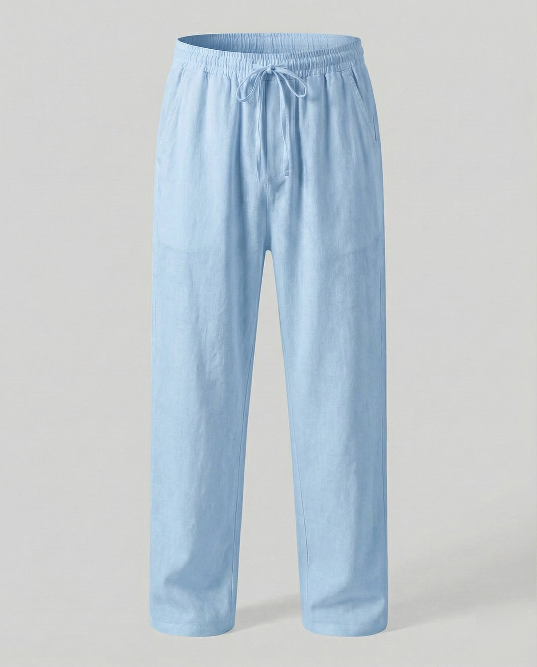 Nahaufnahme des Stoffes: Weiche Textur der Herren Loungehose für höchsten Komfort.