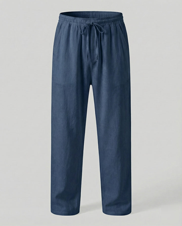 Moderne Herren Sommerhose im Casual Look; kombiniert Komfort mit elegantem Zen-Stil.
