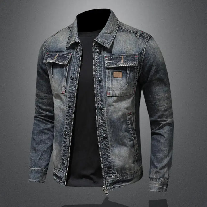 Elegante, mittelgewichtige Herren-Knopfjacke Cameron; multifunktionell für Business und Freizeit, zeitloser Stil.