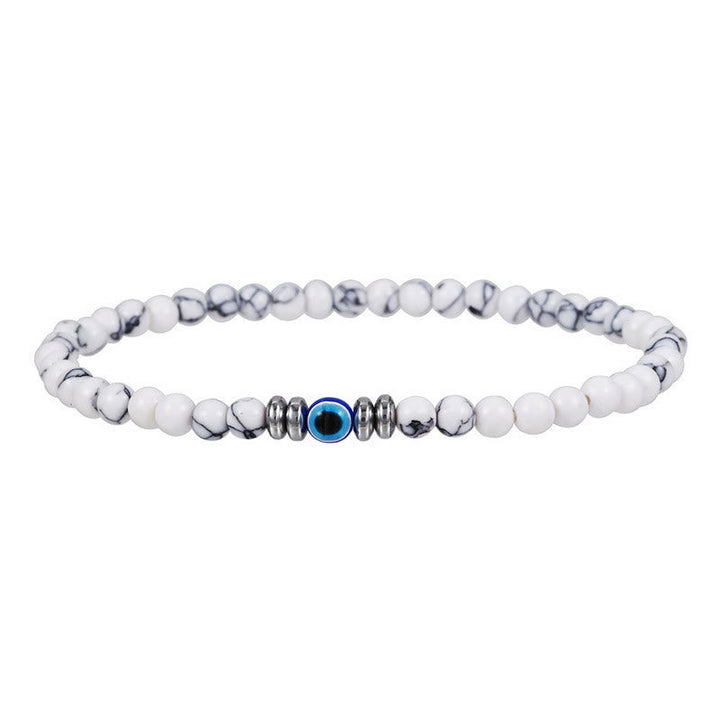 Naturstein-Herrenarmband: Onyx, Tigerauge & Böse-Auge, maskulin, stilvoll und schützend.