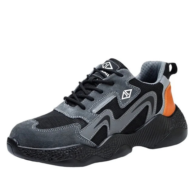 Stylischer und sicherer Herren MaxProtect Orthopädischer Arbeitssneaker mit bequemer Passform.