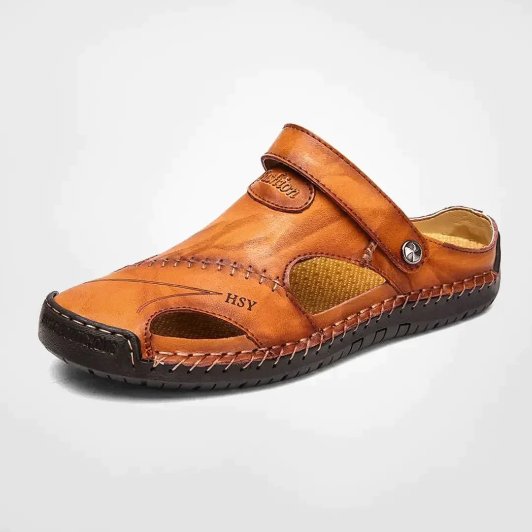 Vielseitige Herren Freizeitsandalen mit stoßdämpfender Sohle & sicherer Zehenkappe, perfekt für Abenteuer & Alltag.