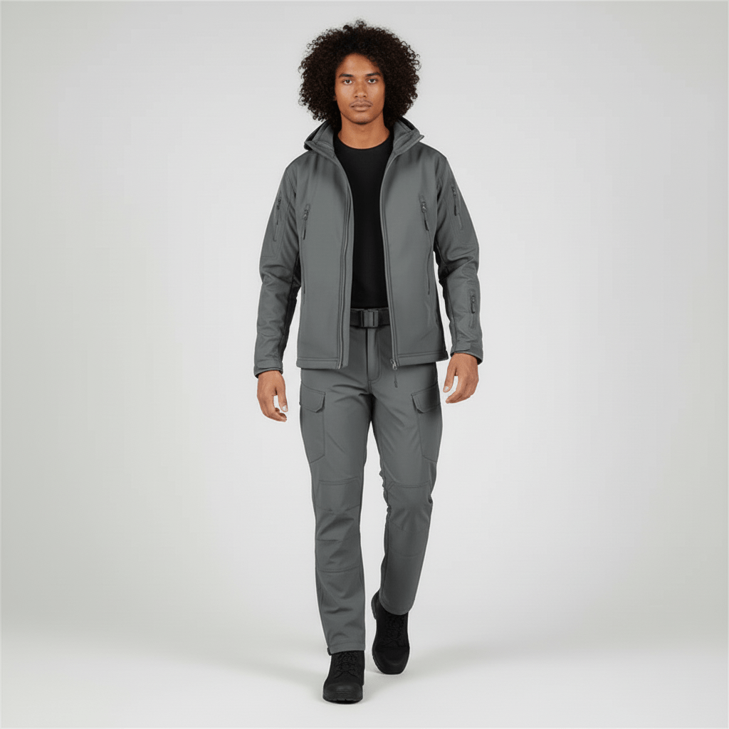 Herren Eli Outdoor-Set: Komplette wasserdichte Funktionskleidung, Jacke & Hose für Wanderer.