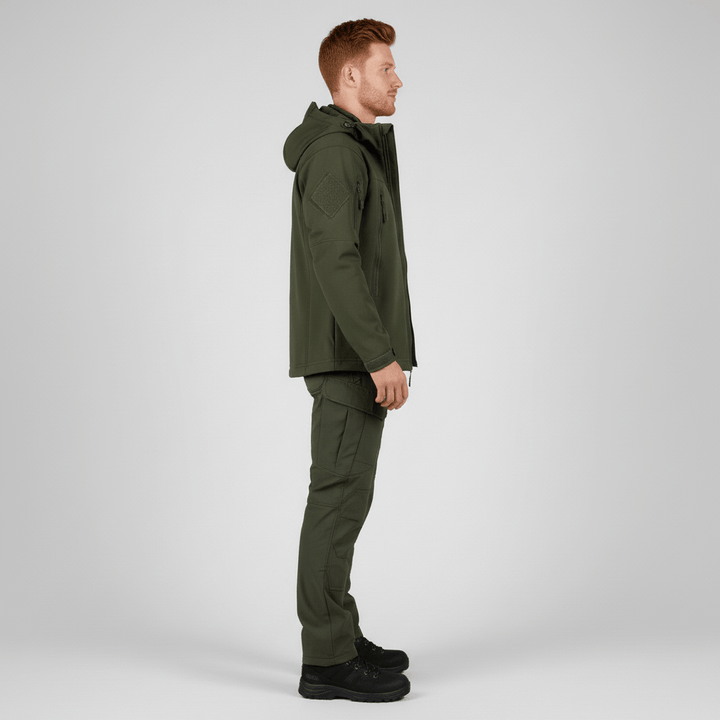 Wasserdichte Outdoor-Jacke & Hose für Herren, Modell Eli. Perfekt für Wander- & Sportbekleidung.