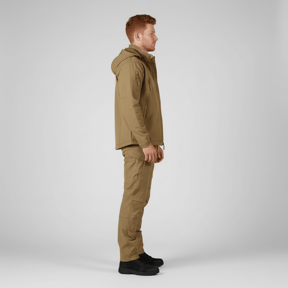 Wasserdichtes Herren Outdoor-Set Eli. Winddichte Funktionskleidung für Wandern & Sport.