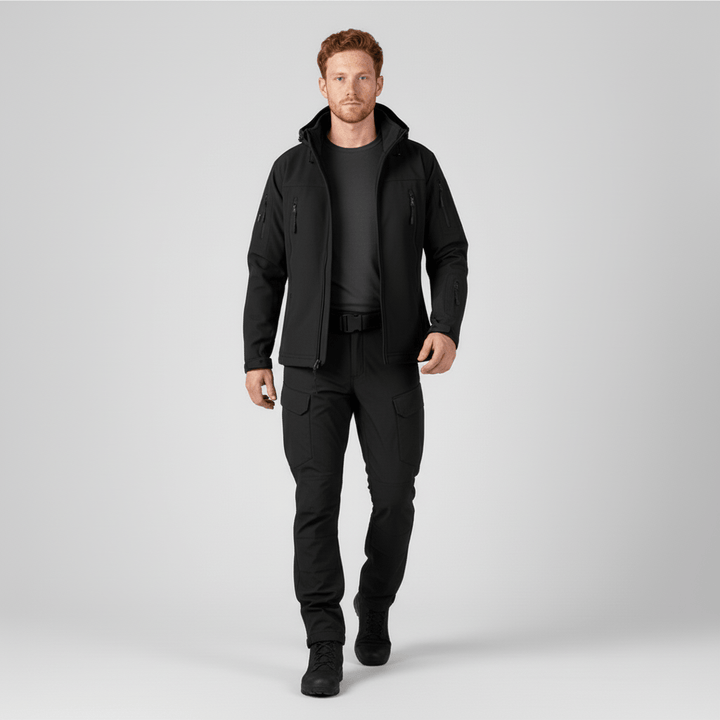 Herren Wasserdichtes Set Eli: Robuste Outdoor-Kleidung für Wanderungen, Schutz bei jedem Wetter.