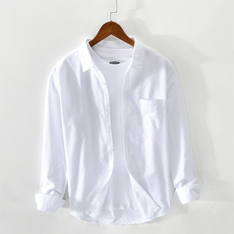 Zeitloses Herren Freizeit Hemd aus Oxford-Stoff. Stilvoll, atmungsaktiv und bequem. Ideal für Smart Casual.