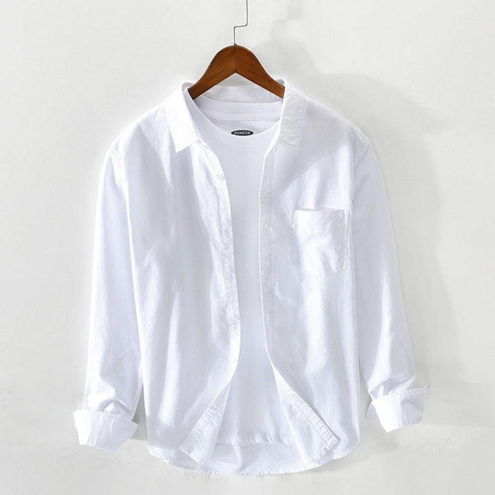 Zeitloses Herren Freizeit Hemd aus Oxford-Stoff. Stilvoll, atmungsaktiv und bequem. Ideal für Smart Casual.