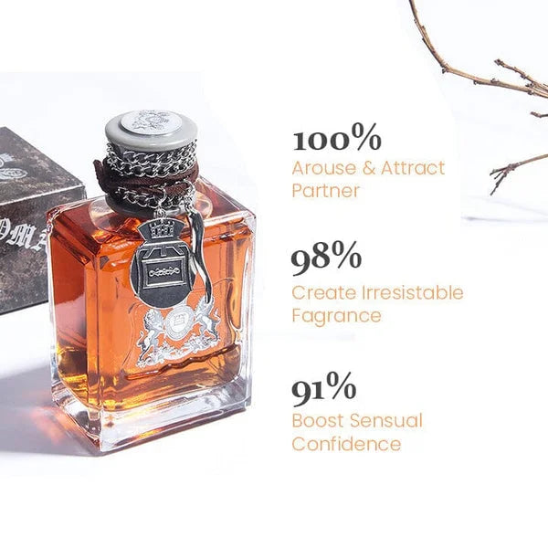 Selbstbewusster Mann mit Pheromon-Eau de Cologne, langanhaltender Duft steigert Ausstrahlung & maskuline Präsenz.