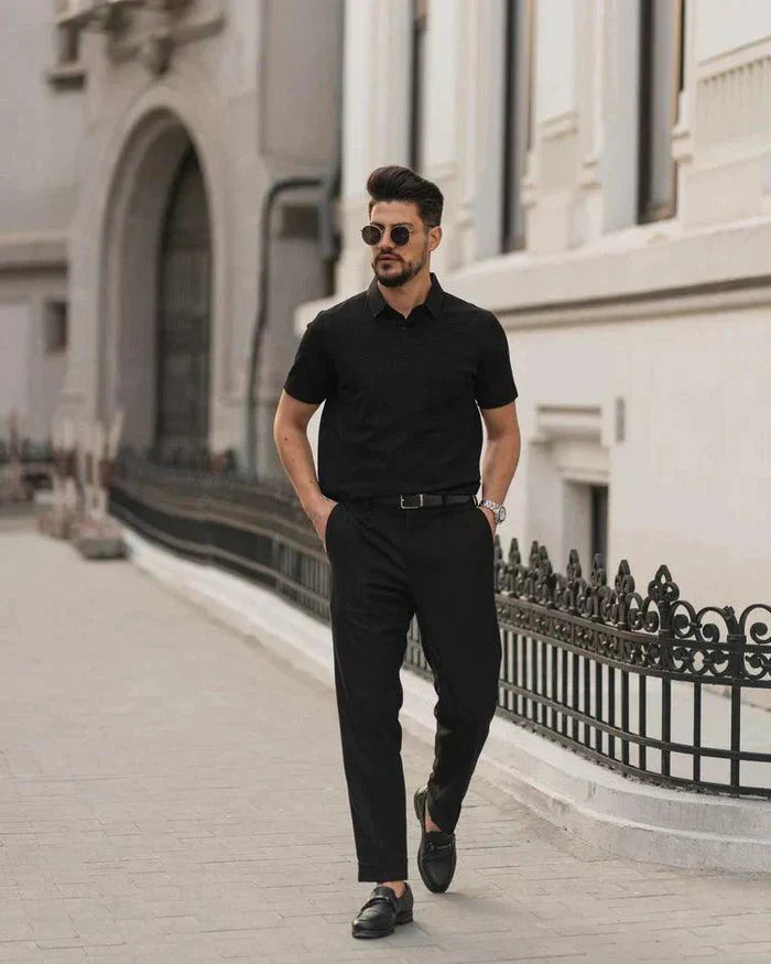 Herren Polo-Shirt, elegantes Kurzarmhemd für stilvolle Casual- und Business-Casual-Looks.