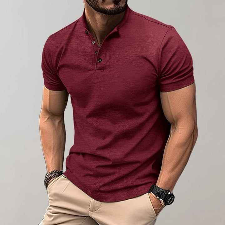 Stilvolles Herren Polo Shirt, ideal für den Freizeit Look oder als Business Casual Oberteil. Vielseitiges Kurzarmhemd.