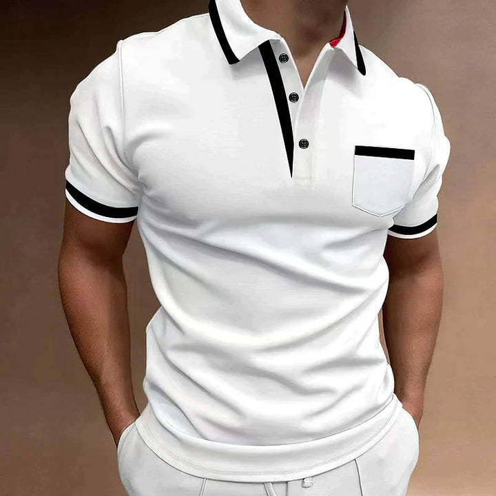 Herren Polo Shirt in klassischem Stil, perfekt für Freizeit & Büro, bequemes Smart Casual Oberteil.