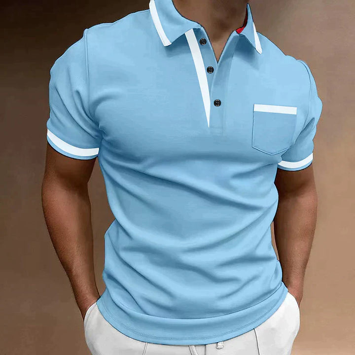 Klassisches Herren Polo Shirt, stilvolles Oberteil für Herrenmode; Smart Casual Look für jeden Anlass.