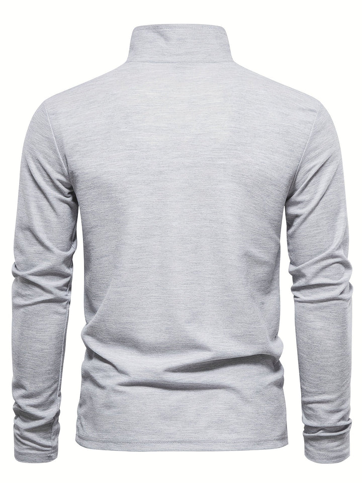 Elegantes Herren Kurzarm-Polo mit klassischem Kragen. Bequem für Freizeit & smart-casual Büro-Looks.