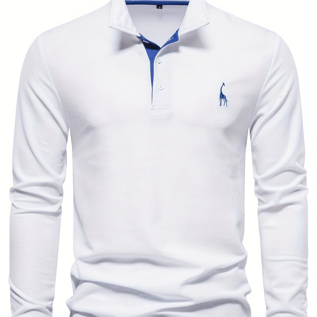 Lässiges Herren Kurzarm-Polohemd für entspannte Tage. Bietet Bequemlichkeit & einen modischen Look.