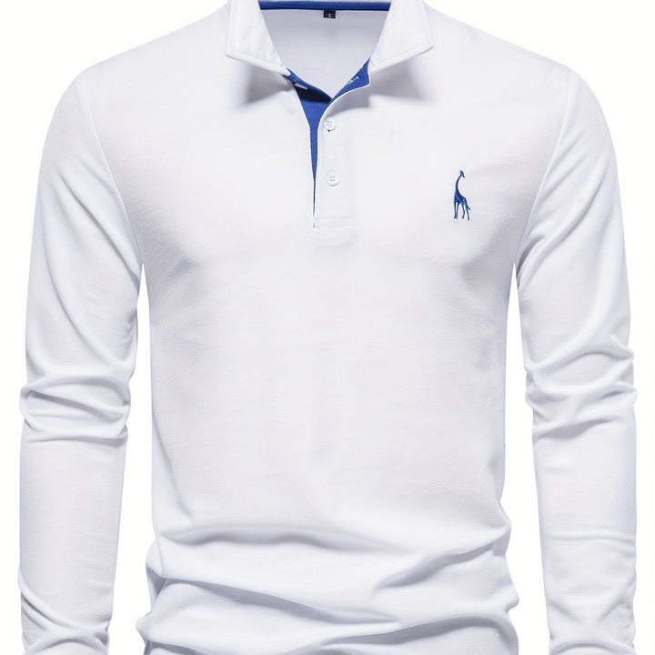 Lässiges Herren Kurzarm-Polohemd für entspannte Tage. Bietet Bequemlichkeit & einen modischen Look.