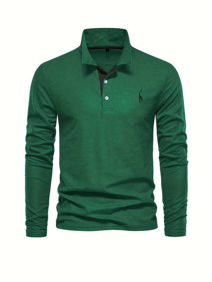Trendiges Herren Oberteil: Kurzarm Polohemd, stilvoll & bequem. Die perfekte Wahl für Sommer & Herbst.