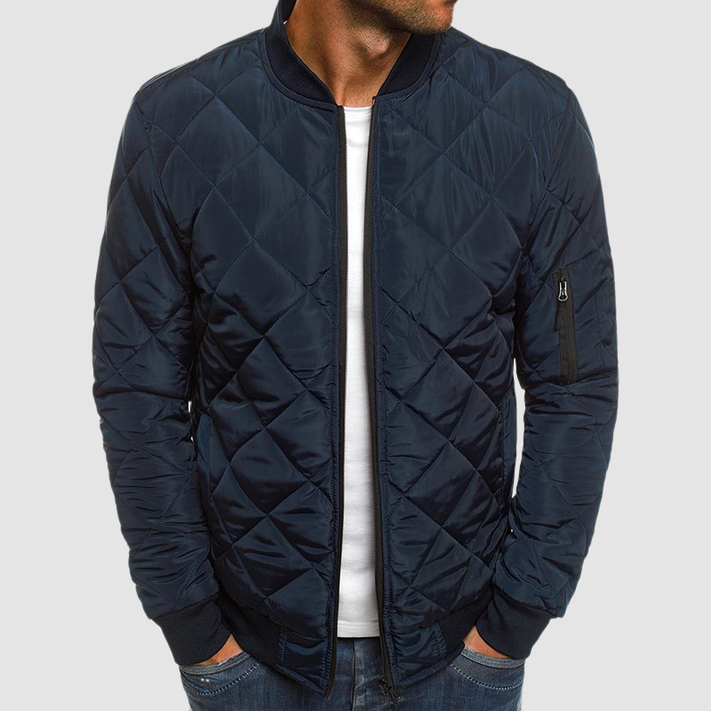 Herren Premium Übergangsjacke, stilvoll und vielseitig, ideal für Frühling und Herbst.