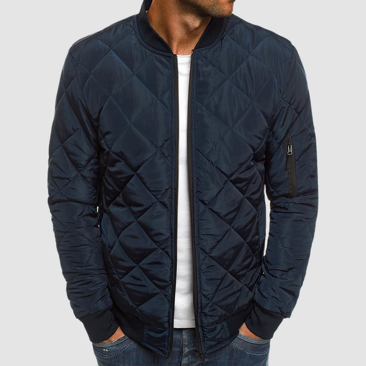 Herren Premium Übergangsjacke, stilvoll und vielseitig, ideal für Frühling und Herbst.