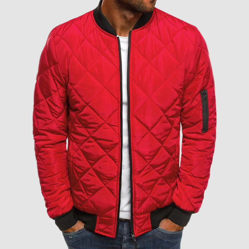 Modische Herren Frühling/Herbst Jacke, bequem und stilvoll. Perfekt für den Übergang.