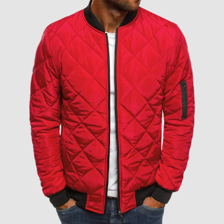 Modische Herren Frühling/Herbst Jacke, bequem und stilvoll. Perfekt für den Übergang.