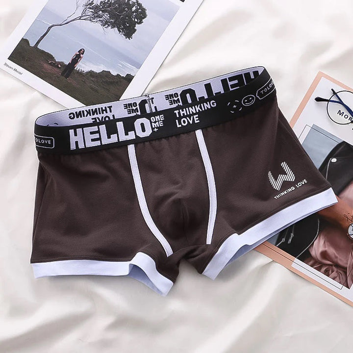 Set aus farbigen Premium Herren Boxershorts, modern & atmungsaktiv, die perfekte Männer Unterwäsche.