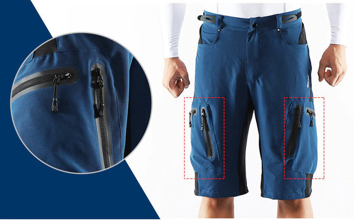 Sportliche Herrenshorts für Fahrradfahren und Outdoor. Atmungsaktive Radhose mit Stil.