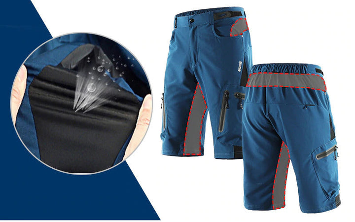 Bequeme Herren Radhose mit flexibler Passform. Ideale Sportbekleidung für lange Touren.