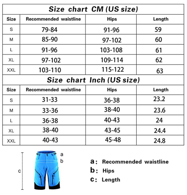 Funktionelle Herrenshorts als Radhose. Optimale Sportbekleidung für Outdoor- und Freizeit.