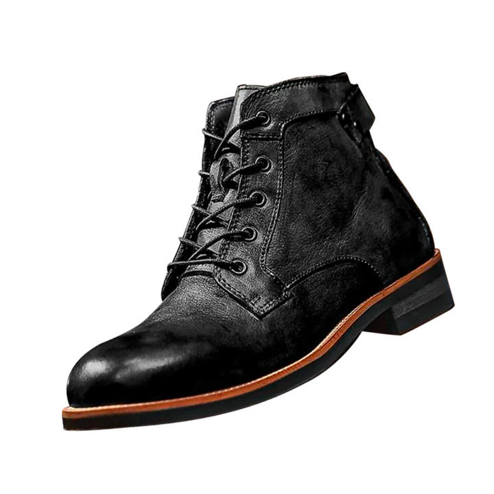 Herren Retro Stiefel mit zeitlosem Stil. Robuste Schnürstiefel für Komfort und Langlebigkeit.