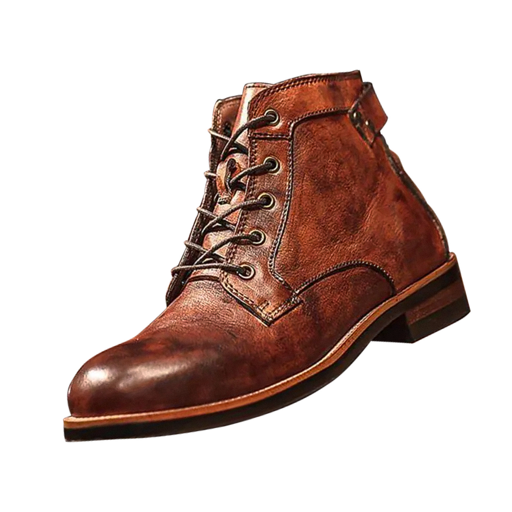 Klassische Herren Stiefel, elegant und bequem. Ideal für Business Casual oder Freizeit, robust und vielseitig.