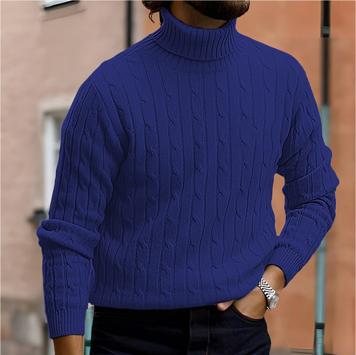 Vielseitiger Herren Rollkragenpullover, geeignet für Freizeit & elegante Anlässe. Ein Key-Piece für den Winter.