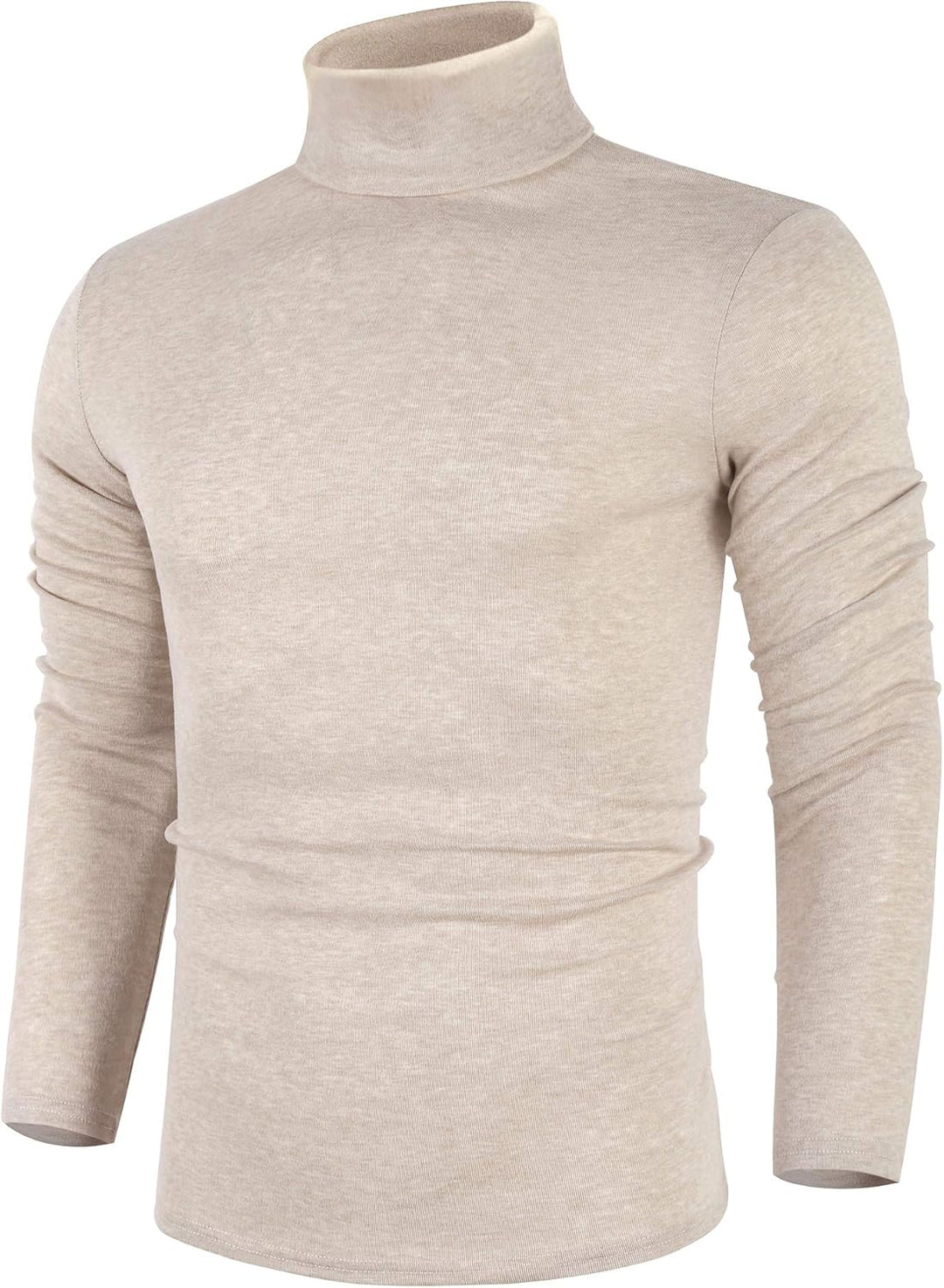 Herren Rollkragenpullover aus Strick, eleganter Slim Fit für Winter und Büro.