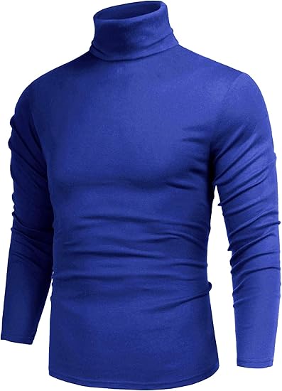 Comfortabler Strickpullover für Herren, Rollkragen, Slim Fit, perfekt für kühle Tage.